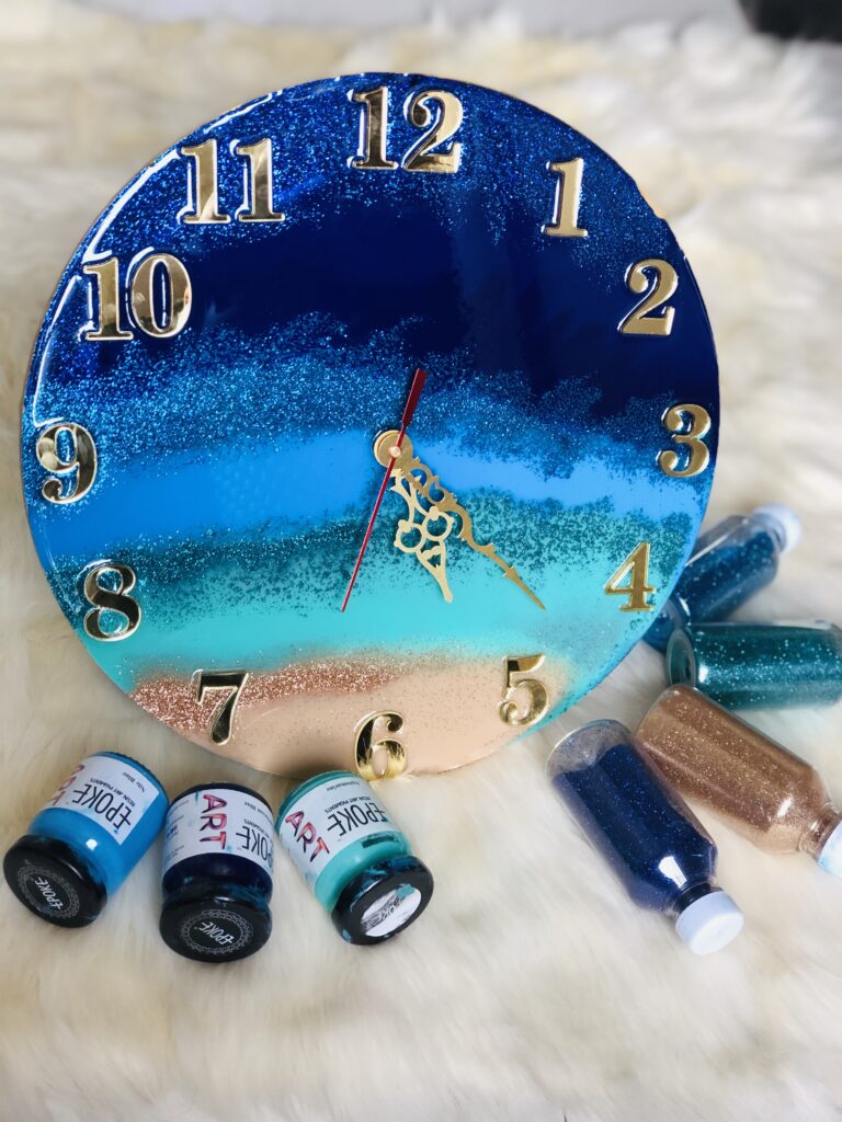 Resin Wall Clock